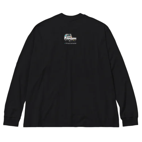 柴と軽トラ（前後レトロポップ②）by kayaman Big Long Sleeve T-Shirt