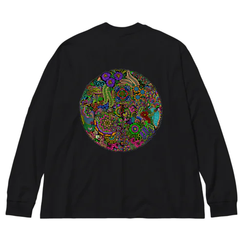 マンダラミックス Big Long Sleeve T-Shirt