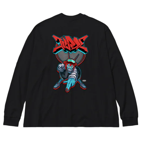 GRAFF "INVADE"(WITH INVA_TAM) Big Long Sleeve T-Shirt