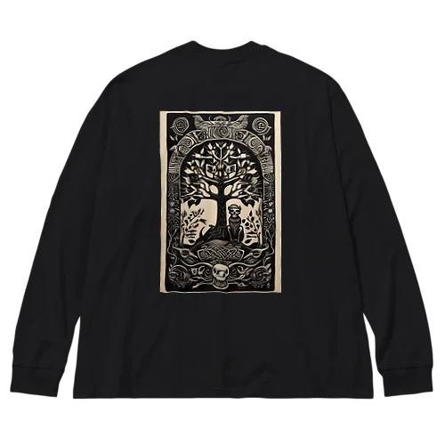 ドクロの木 Big Long Sleeve T-Shirt