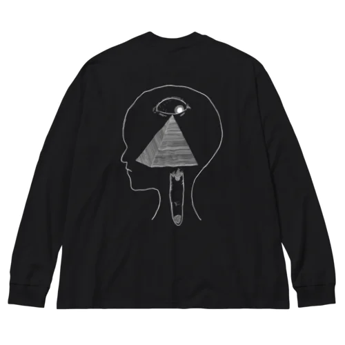 人 Big Long Sleeve T-Shirt