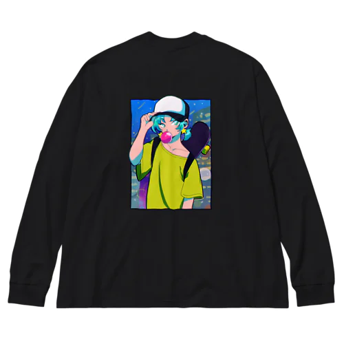 レトロストリート Big Long Sleeve T-Shirt