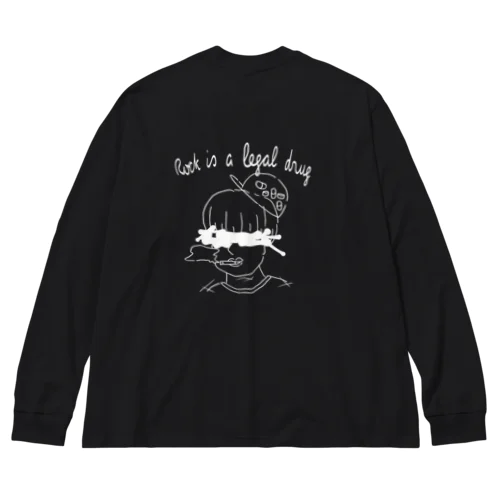 合法麻楽(ROCK) Big Long Sleeve T-Shirt