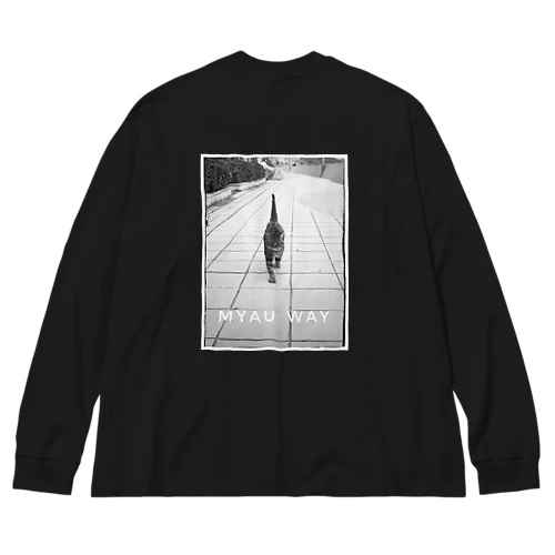 MYAW WAY  ねこみち Big Long Sleeve T-Shirt