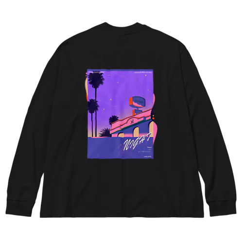 ARTWORK "NIGHT" LOGO無し Big Long Sleeve T-Shirt