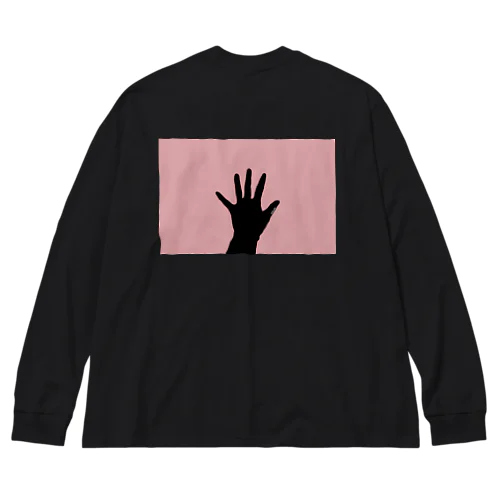 影 Big Long Sleeve T-Shirt