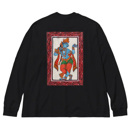 Krishna Designed by Tanmay Big Long Sleeve T-Shirt