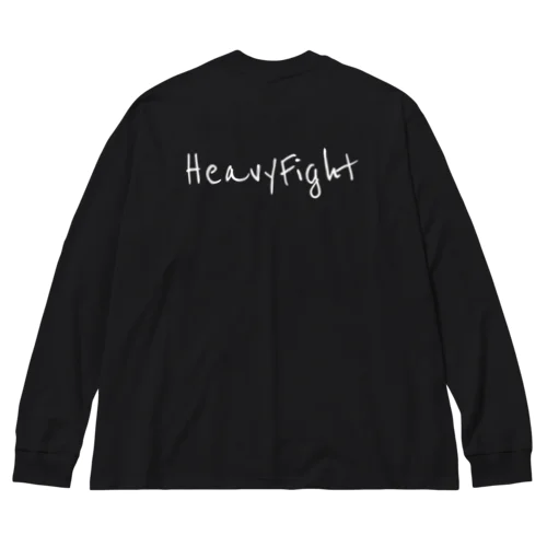 HF バックロゴ　ホワイト Big Long Sleeve T-Shirt