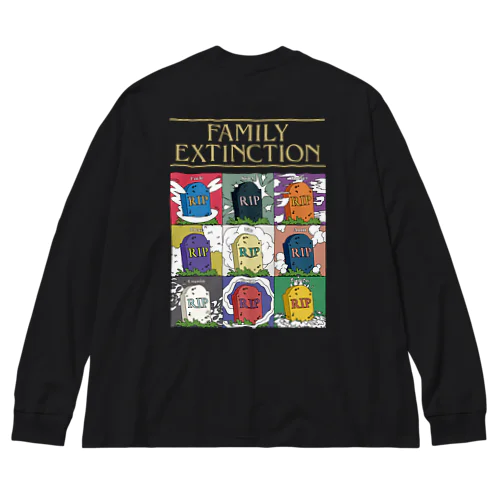 Family Extinction ビッグシルエットロングスリーブTシャツ