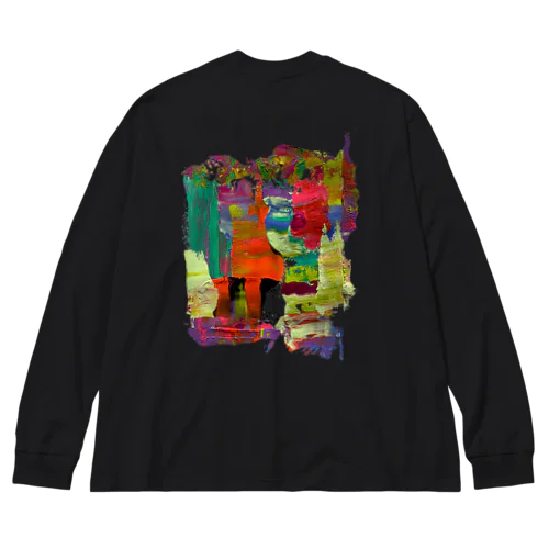 ペイント Big Long Sleeve T-Shirt