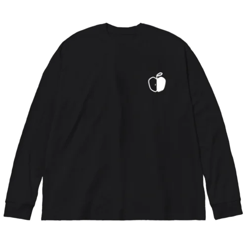 へたくそベジェ曲線アップル Big Long Sleeve T-Shirt