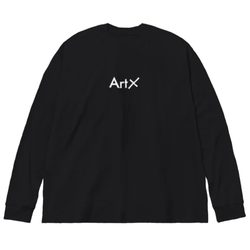 ArtX白ロゴ ビッグシルエットロングスリーブTシャツ