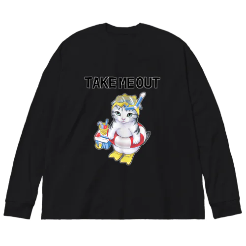 つれてけ猫 Big Long Sleeve T-Shirt