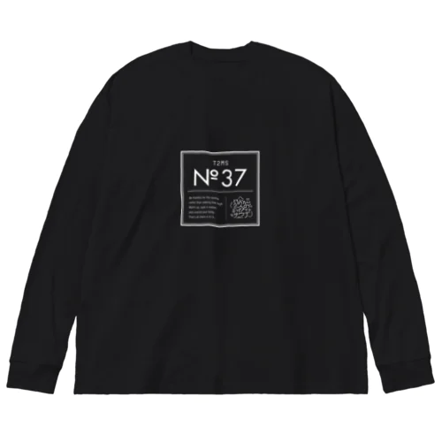 [T2MS] No.37 SAUNA サウナスタンダード-T_BK Big Long Sleeve T-Shirt