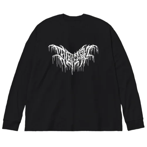 四字熟語 - 四面楚歌 Death Metal Logo デスロゴ  Big Long Sleeve T-Shirt