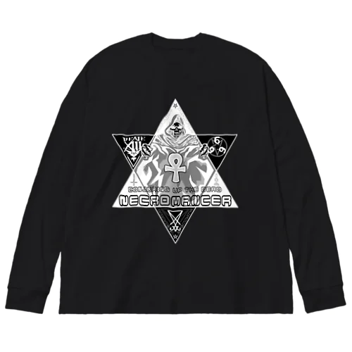 六芒星ネクロマンサー リバースカラー Big Long Sleeve T-Shirt