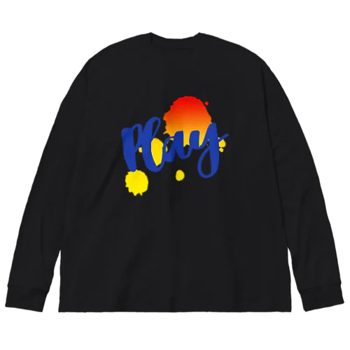 GRADATION B ① Big Long Sleeve T-Shirt