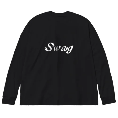 Swag ロゴ ビッグシルエットロングスリーブTシャツ