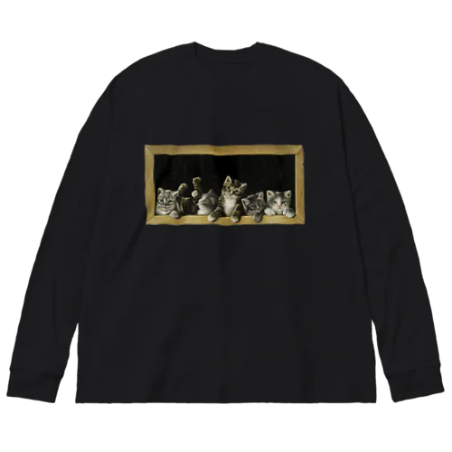 子猫がいっぱい Big Long Sleeve T-Shirt