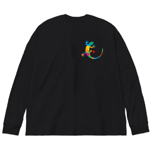 カラフルヤモリ Big Long Sleeve T-Shirt