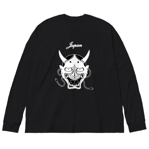 般若（スカジャン風） Big Long Sleeve T-Shirt