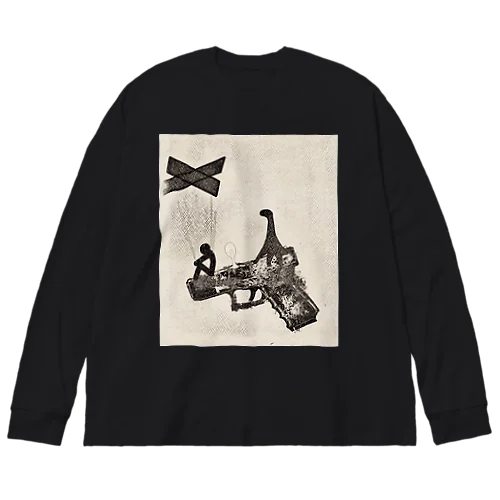 恐竜と人形 Big Long Sleeve T-Shirt