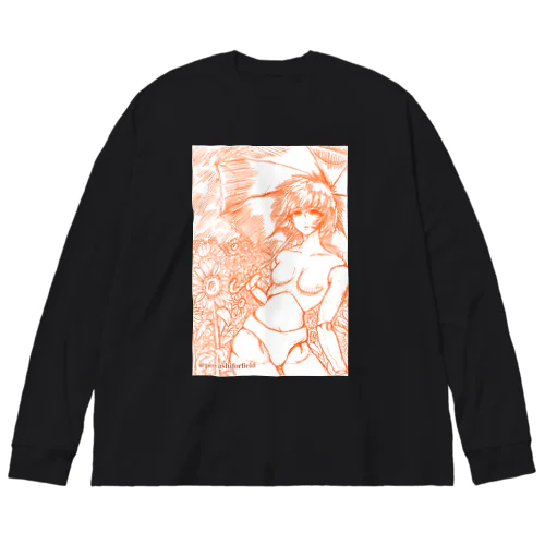 郷愁（夕暮れ色） Big Long Sleeve T-Shirt