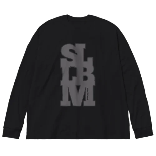 BIG BLOCK SLBLM IN BK,WH ビッグシルエットロングスリーブTシャツ