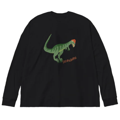 ディロフォサウルスだぁー！ Big Long Sleeve T-Shirt