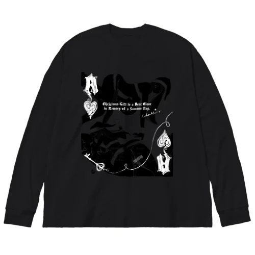 BLACK SANTA 03 Obscure Desire ブラックサンタ ネガver. Big Long Sleeve T-Shirt