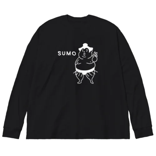 SUMO (白線) Big Long Sleeve T-Shirt