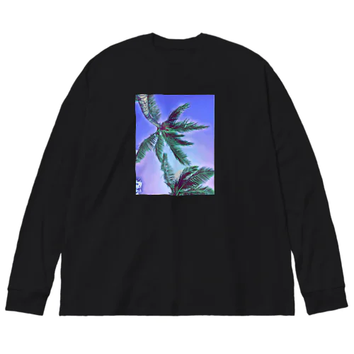 ヤシの木 Big Long Sleeve T-Shirt