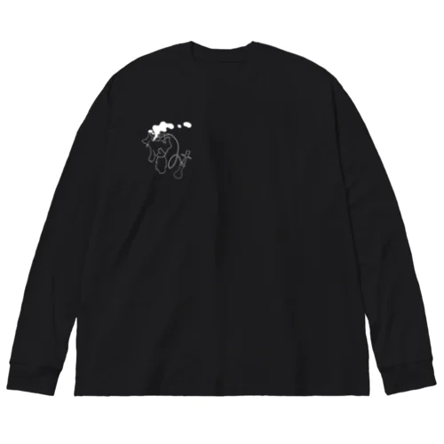 シーシャねこ濃色用 Big Long Sleeve T-Shirt