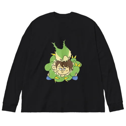 いもむしのぬくもり designeded by OPPIRO Big Long Sleeve T-Shirt