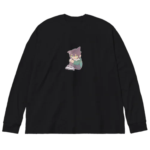 ねこ科のウタタネ誕生日記念グッズ Big Long Sleeve T-Shirt