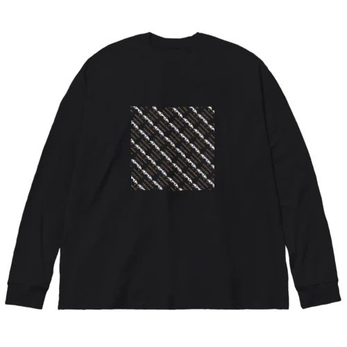 下半身デブ入水 by AI Big Long Sleeve T-Shirt