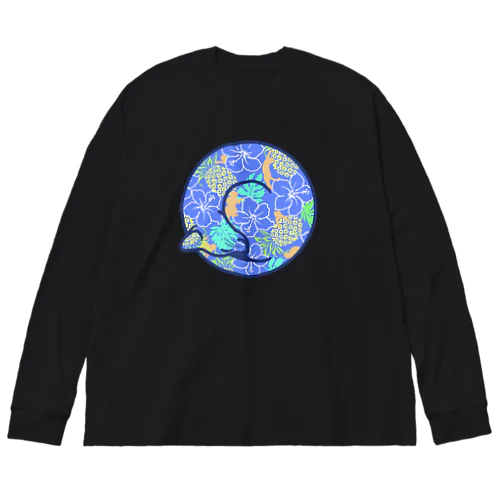 丸猫（アロハ） Big Long Sleeve T-Shirt