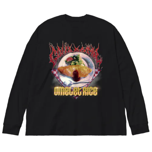 GOURMETAL omeletrice ビッグシルエットロングスリーブTシャツ