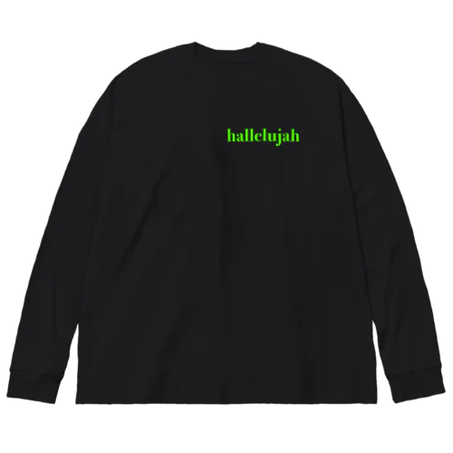 hallelujah ビッグシルエットロングスリーブTシャツ