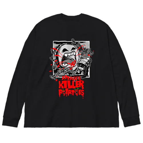 【濃色系】キラーポテト Big Long Sleeve T-Shirt