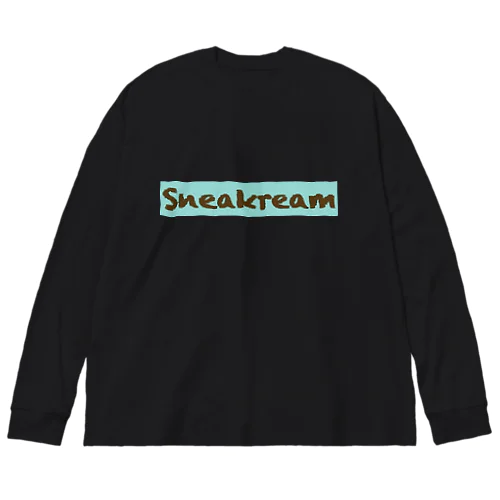 チョコミントアイスクリームスニーカー Big Long Sleeve T-Shirt