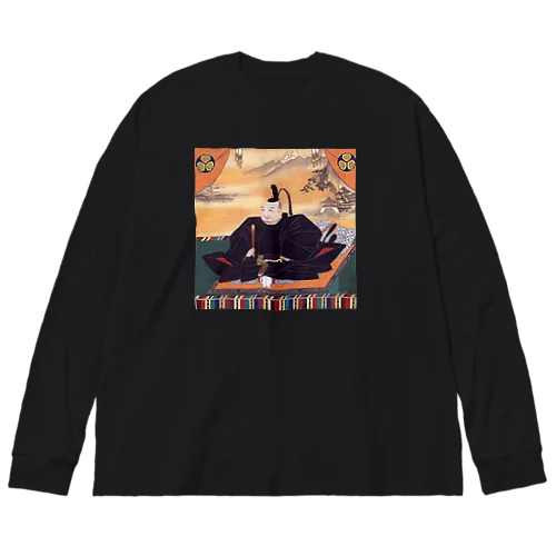 徳川家康 Big Long Sleeve T-Shirt