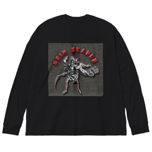 Grim Reaperー鎧を着た死神 Big Long Sleeve T-Shirt