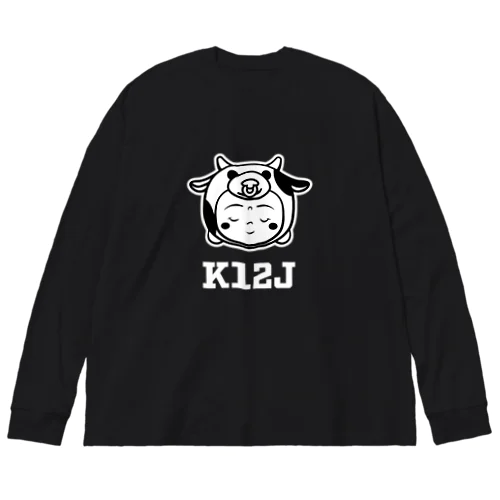 着ぐるみ 丑地蔵　ｰ顔T BKｰ Big Long Sleeve T-Shirt