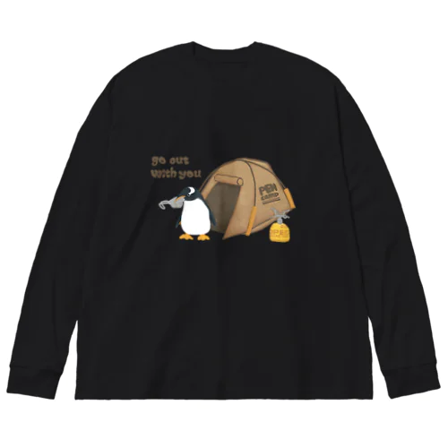 キャンプなペンギン Big Long Sleeve T-Shirt