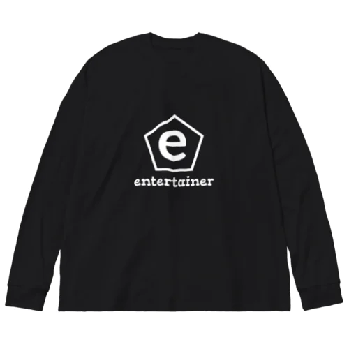 entertainerホワイトロゴ ビッグシルエットロングスリーブTシャツ