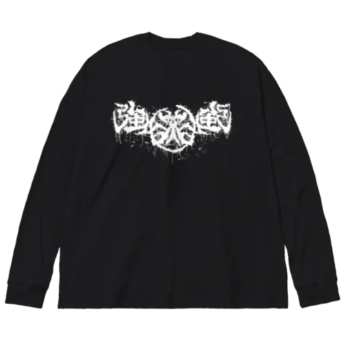 強欲な衣服　白 Big Long Sleeve T-Shirt