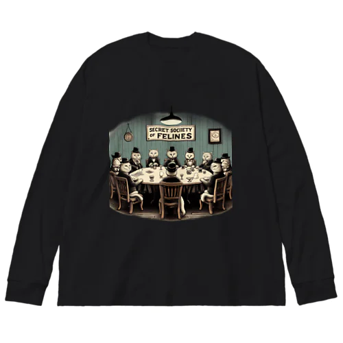 ネコの密会 Big Long Sleeve T-Shirt