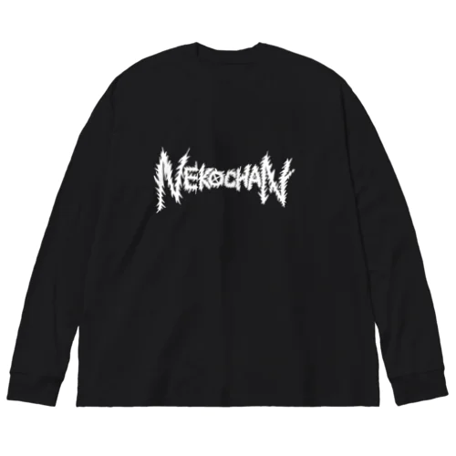 NEKOCHAN Graffiti (ホワイト) ビッグシルエットロングスリーブTシャツ