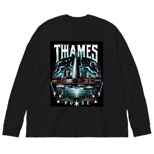 Thames Pulse ビッグシルエットロングスリーブTシャツ